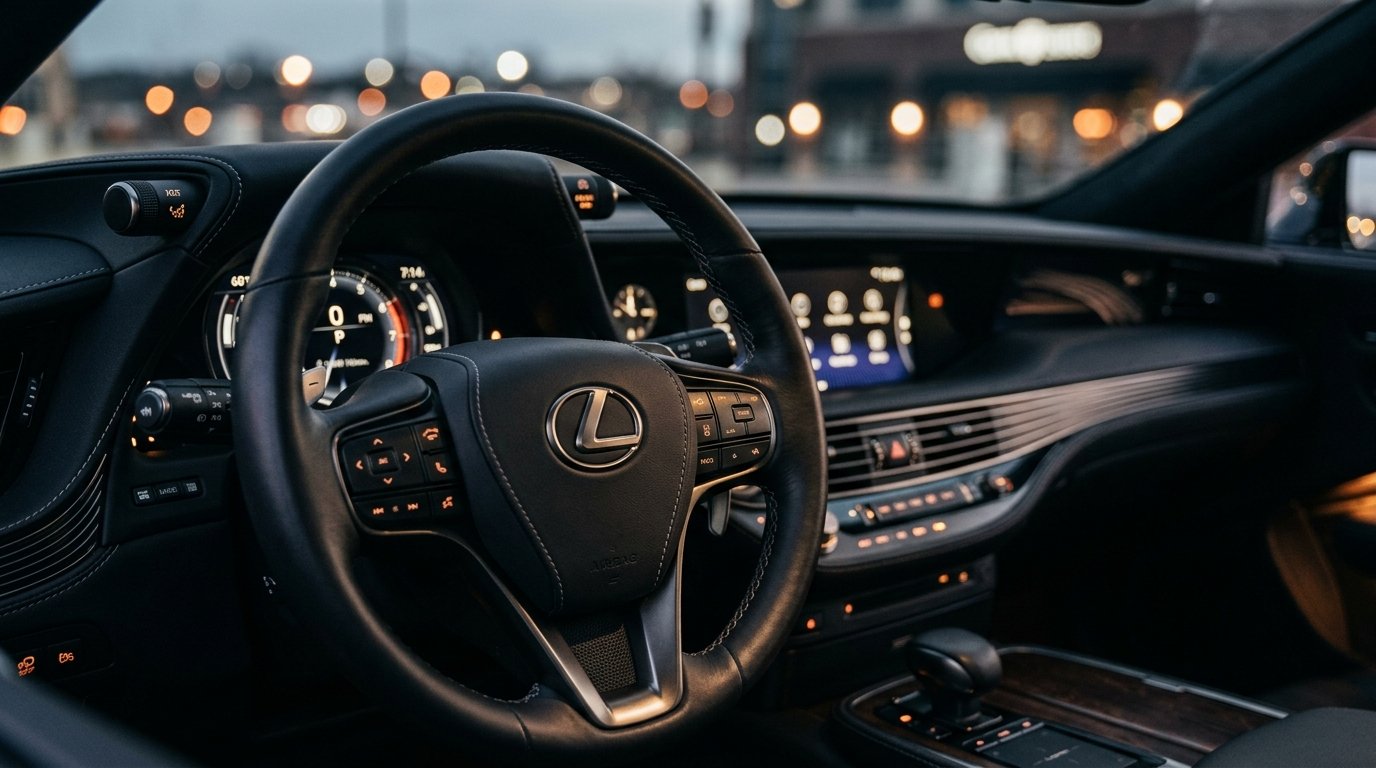 Luxury car interior